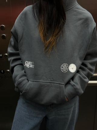 Dust & Fire | Space Grey Hoodie