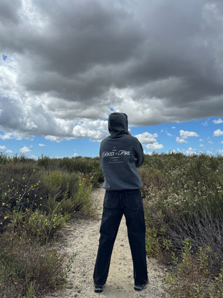 Dust & Fire | Space Grey Hoodie