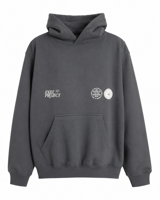 Dust & Fire | Space Grey Hoodie